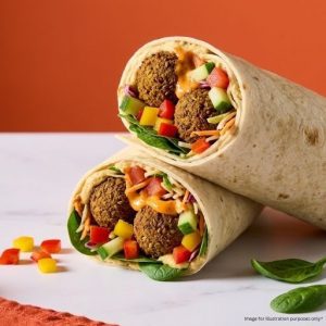 Moroccan Falafel & Hummus Wrap (vg)