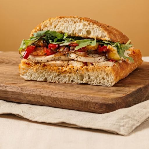 Chicken Arrabbiata Focaccia