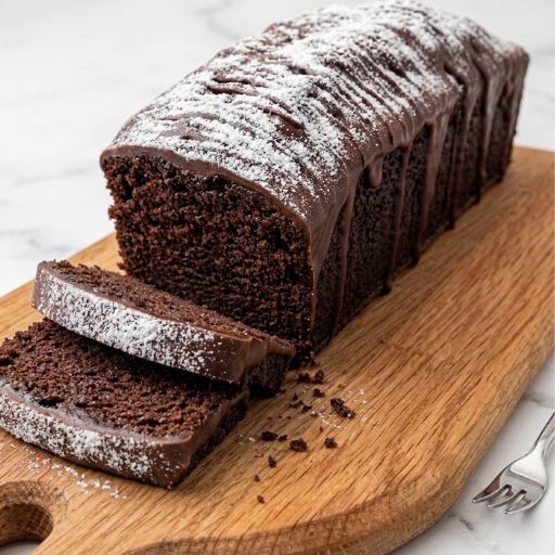 Malted Chocolate Loaf Cake