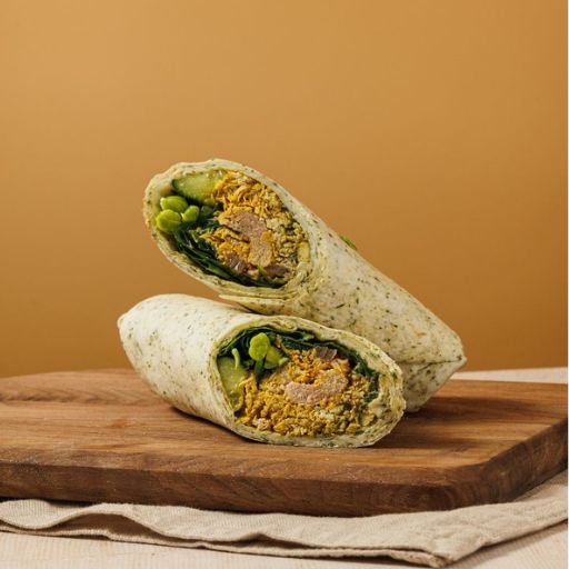 chicken chickpea wrap